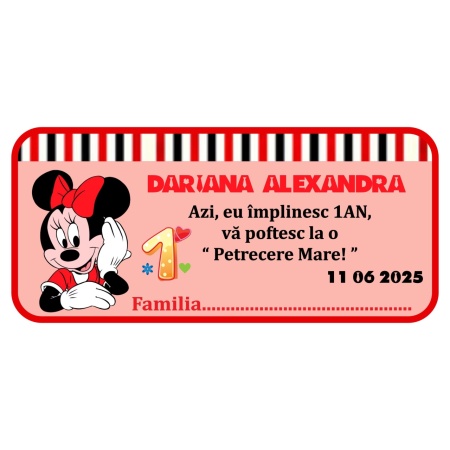 Plic Mot Minnie Mouse 2