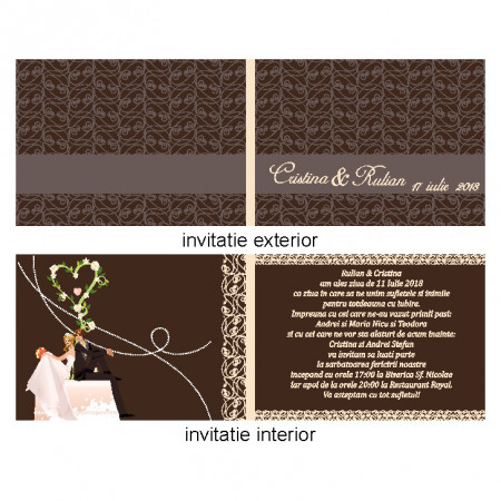 Invitatie Nunta Iubire var 6