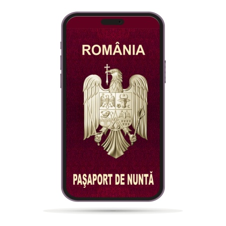 Invitatii Electronice Nunta - Pasaport de Nunta