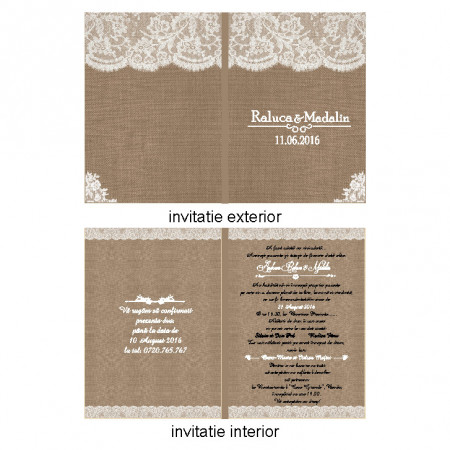 Invitatie Nunta Rustic - Img 3