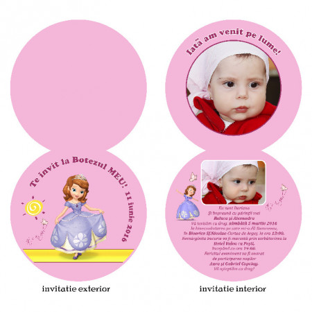 Invitatii Botez Rotunda Dubla Sofia 2