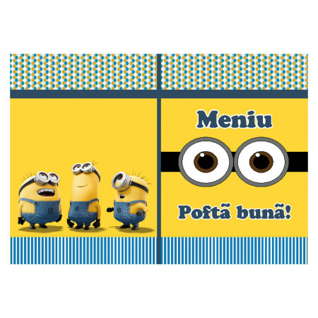 Meniu Botez Simplu Minions - Img 2
