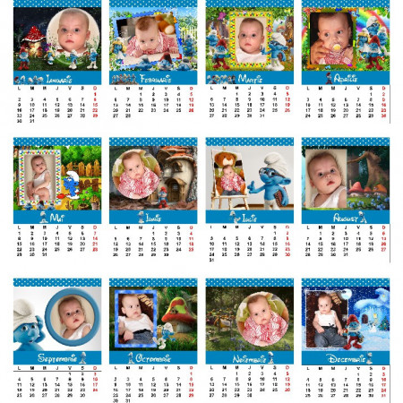 Calendar de perete Gold-MOD 5 - Img 2