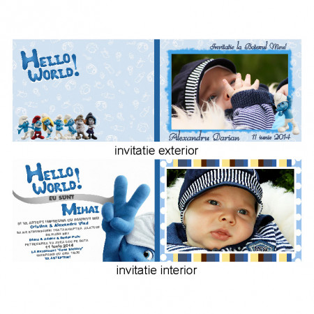 Invitatie Botez Dubla Strumf 2 - Img 3