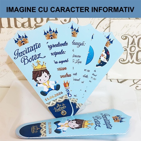 Invitatie Botez Evantai IEVBF4 - Img 3