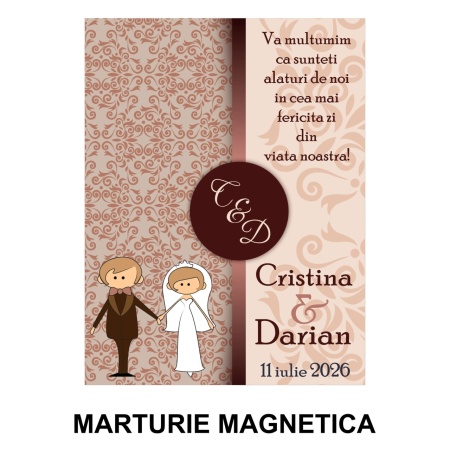 Magnet cu Plic Poveste Elegant - Img 2