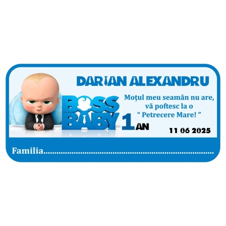 Plic Mot Baby Boss 1