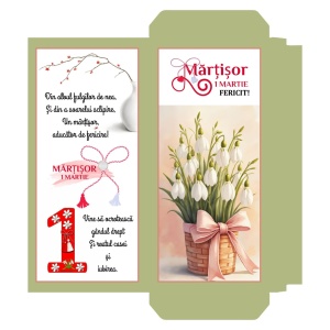 1 Martie - Cutie Ciocolata Martisor Mod 29