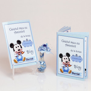 Caiet Amintiri Botez Mickey Mouse 1