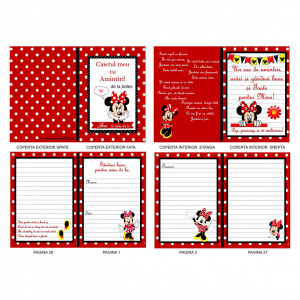 Caiet Amintiri Botez Minnie Mouse 2 - Img 4