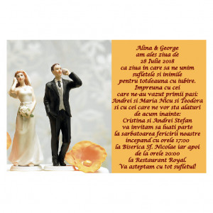 Invitatie Nunta cu Capsa CC75 - Img 2