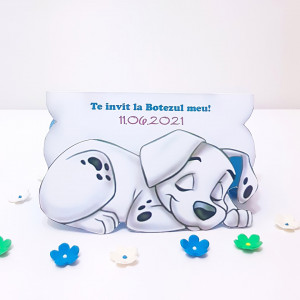 Invitatii Botez Contur Dalmatian 8 - Img 2