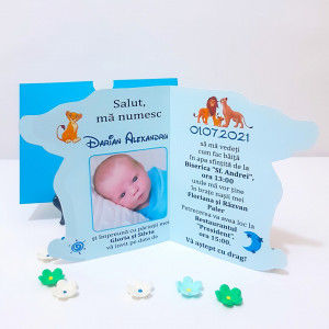 Invitatii Botez Contur Lion King - Img 5