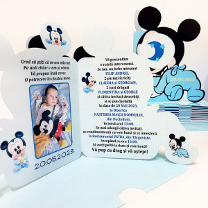 Invitatii Botez Contur Mickey Mouse 10 - Img 8