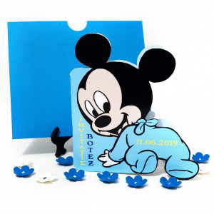 Invitatii Botez Contur Mickey Mouse 10 - Img 3