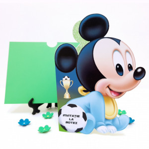 Invitatii Botez Contur Mickey Mouse 11 - Img 5
