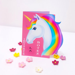 Invitatii Botez Contur Unicorn 2 - Img 2