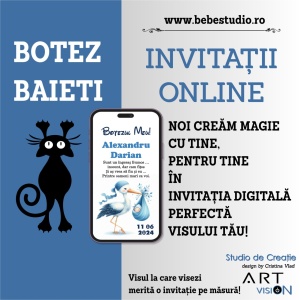 Invitatii Electronice Botez Baieti - Bebelus - Img 6