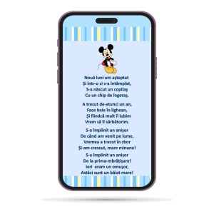 Invitatii Electronice Mot - Mickey Mouse - Img 2