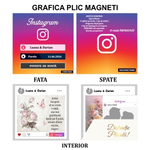 Magnet cu Plic Poveste Instagram