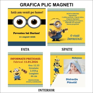 Marturie Magnet cu Plic Poveste 14