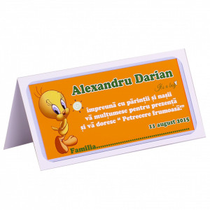 Plic Botez Tweety