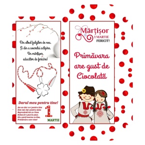 1 Martie - Cutie Ciocolata Martisor Mod 17