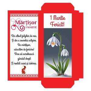 1 Martie - Cutie Ciocolata Martisor Mod 19