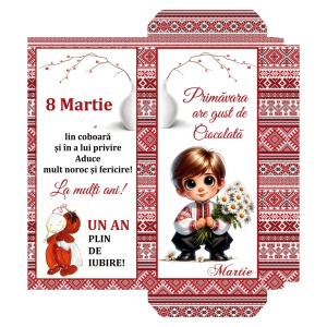8 Martie - Cutie Ciocolata Mod 25