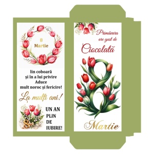 8 Martie - Cutie Ciocolata Mod 30