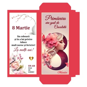 8 Martie - Cutie Ciocolata Mod 50