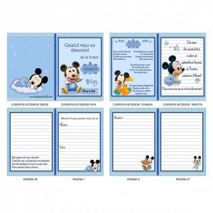 Caiet Amintiri Botez Mickey Mouse 1 - Img 4