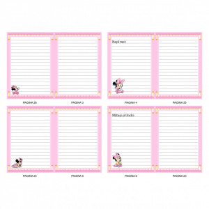 Caiet Amintiri Botez Minnie Mouse 1 - Img 2
