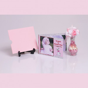 Invitatie Botez Dubla Dalmatian Roz - Img 2