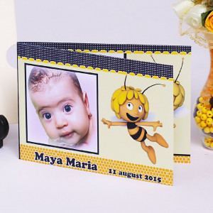 Invitatie Botez Dubla Maya Albinuta - Img 2