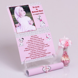 Invitatie Botez Papirus Dalmatian 1 - Img 2