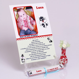 Invitatie Botez Papirus Sylvester - Img 2