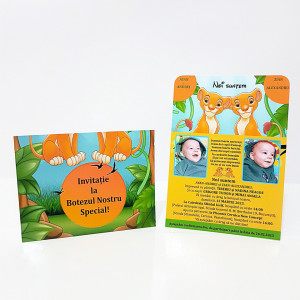 Invitatie Gemeni 2 Regele Leu - In Jungla - Img 3