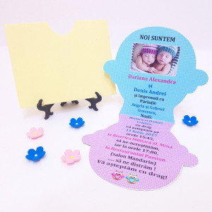 Invitatie Gemeni Contur Bufnita 6 - Img 2
