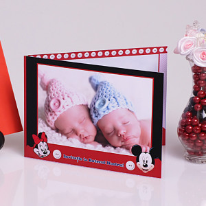 Invitatie Gemeni Dubla Mickey-Minnie Var 3 - Img 2