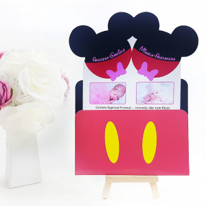 Invitatie Gemeni PRO 2 Minnie Var 2 - Img 2