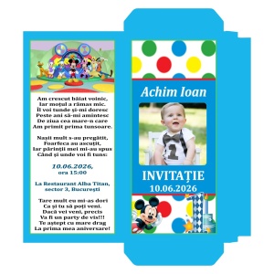 Invitatie Mot Ciocolata B2