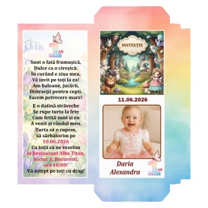 Invitatie Mot Ciocolata F5