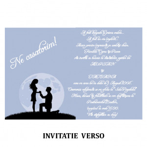 Invitatie Nunta Carte Postala INCP29 - Img 2