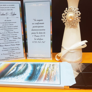 Invitatie Nunta Ciocolata Mare Albastra - Img 4
