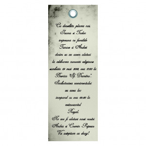 Invitatie Nunta Label INL33