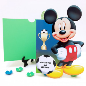 Invitatii Botez Contur Mickey Mouse 12 - Img 2