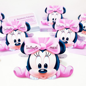 Invitatii Botez Contur Minnie Mouse 3 - Img 8