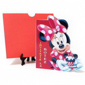 Invitatii Botez Contur Minnie Mouse 7 - Img 5