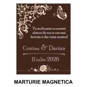 Magnet cu Plic Poveste Fluturi - Img 2